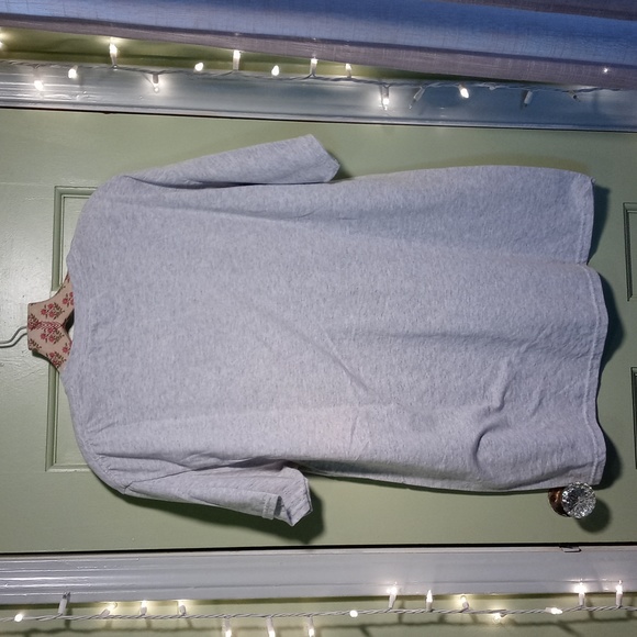 Men's Jerzees Large light heather grey plain T-shirt 👕 - Picture 5 of 5